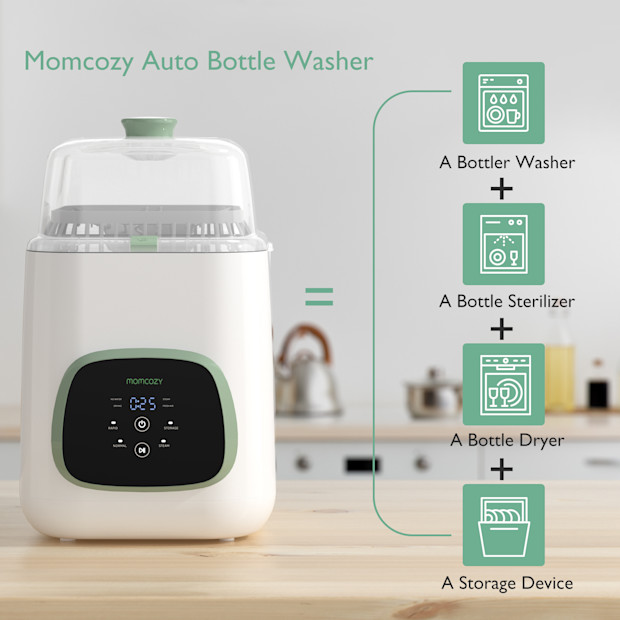 Momcozy KleanPal Pro Baby Bottle Washer and Sterilizer.