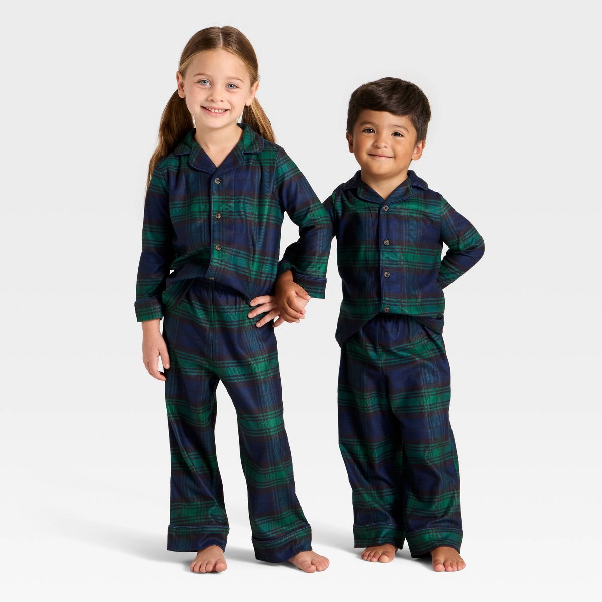 Plaid Holiday Matching Family Pajama.