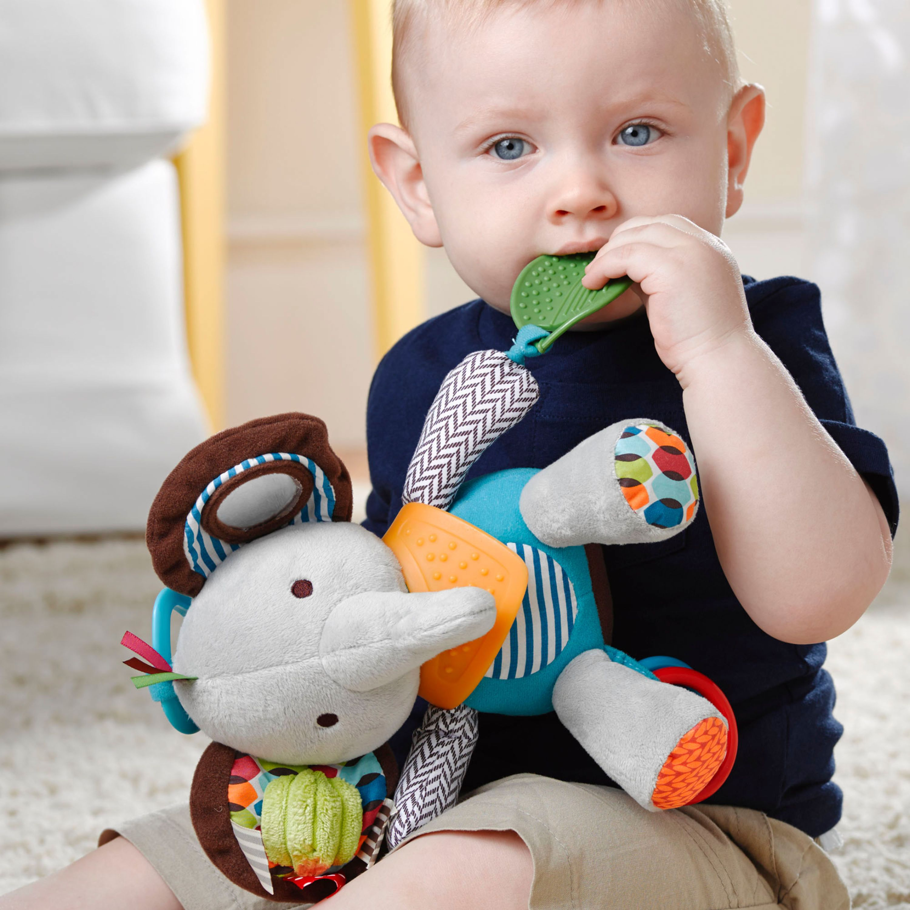 Skip Hop Bandana Buddies Elephant Stroller Toy - Elephant.
