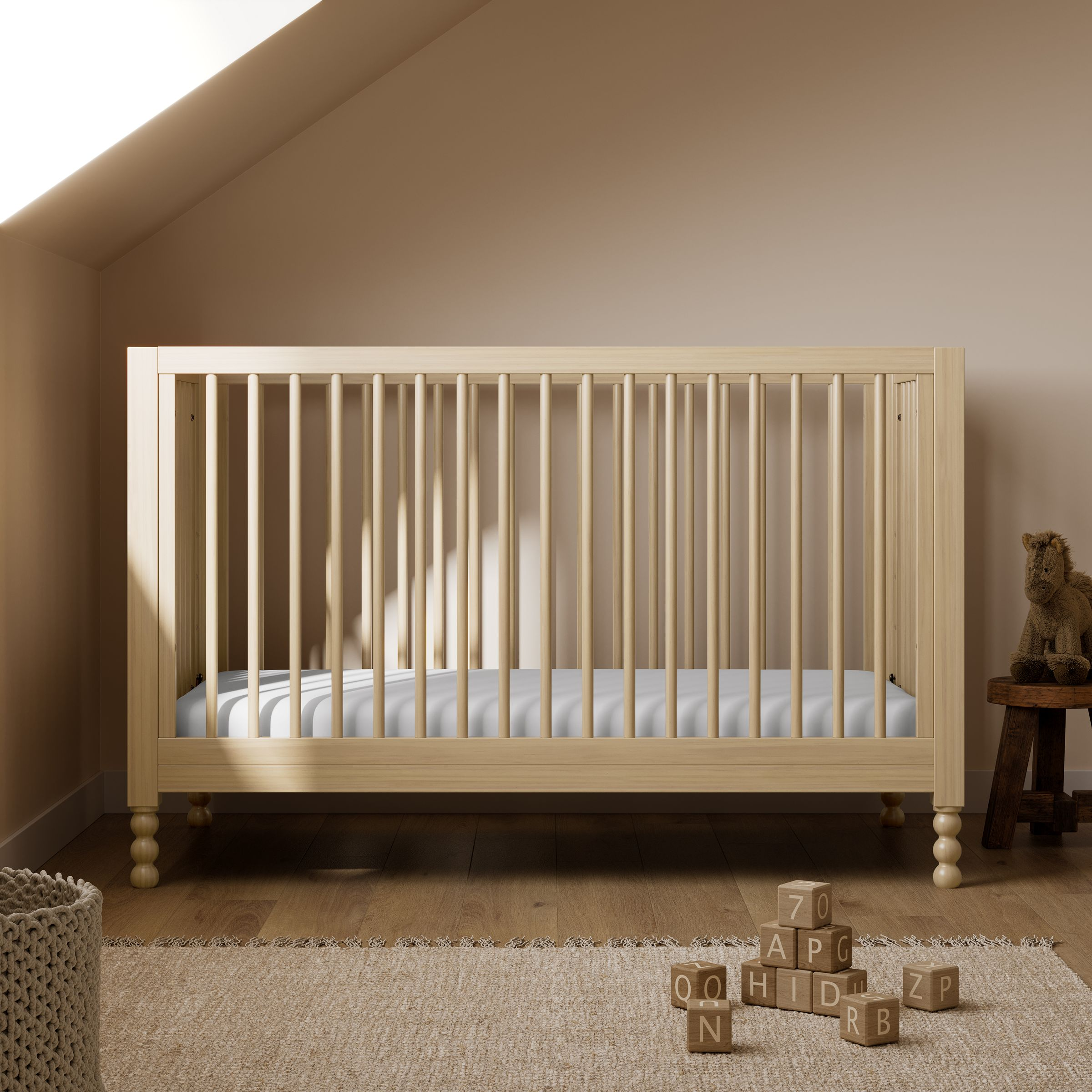 Storkcraft Rio 5-in-1 Convertible Crib - Driftwood.