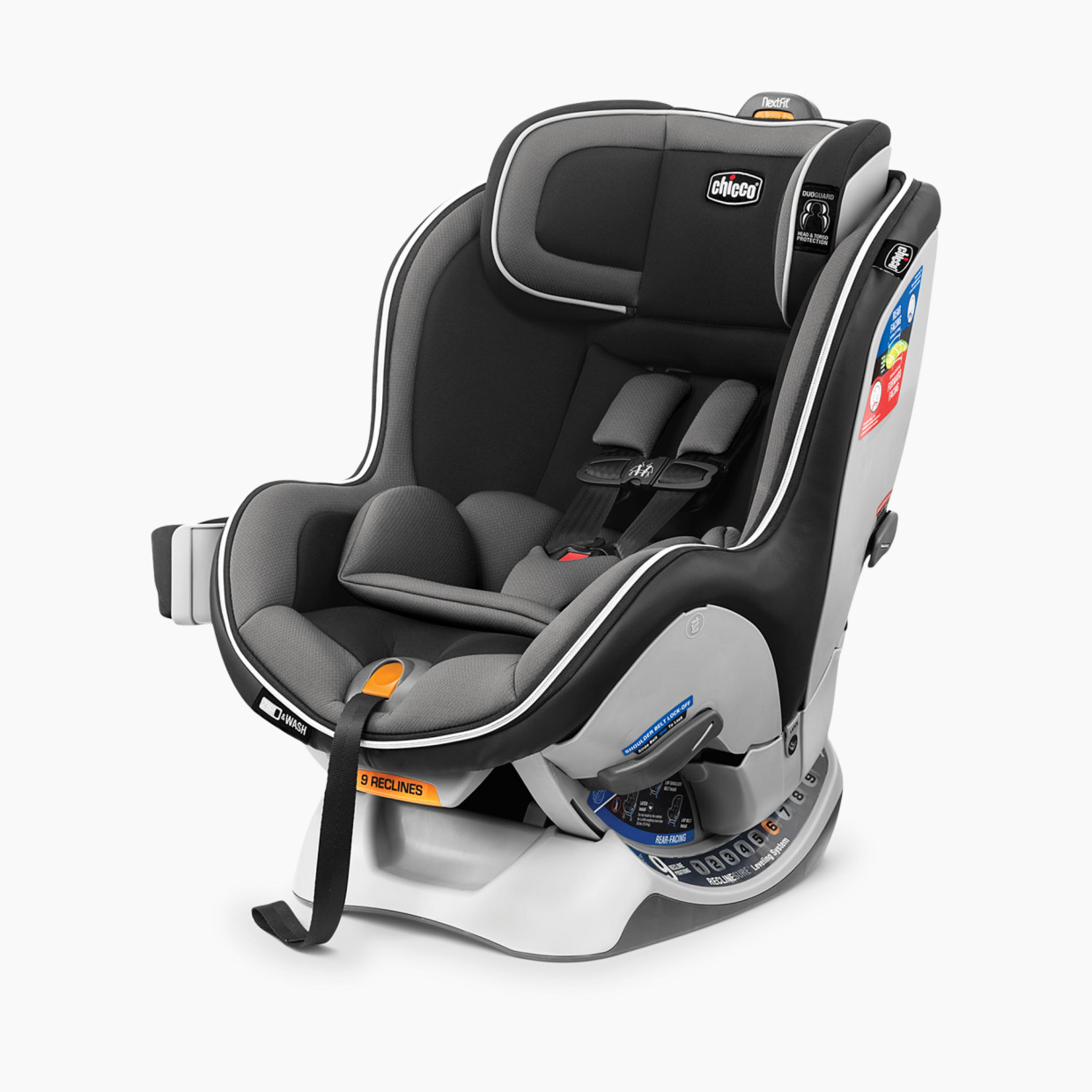 Chicco NextFit Zip Convertible Car Seat - Carbon.