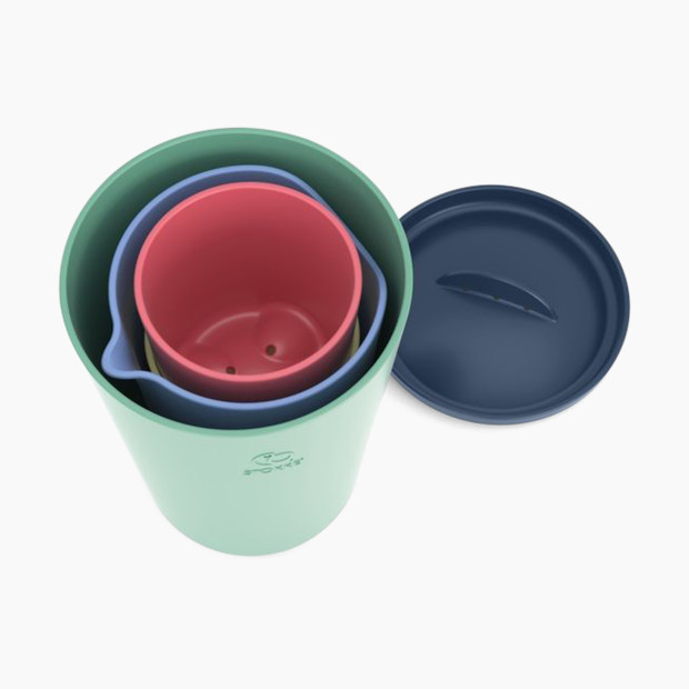 Stokke Flexi Bath Toy Cups - Multi Color.