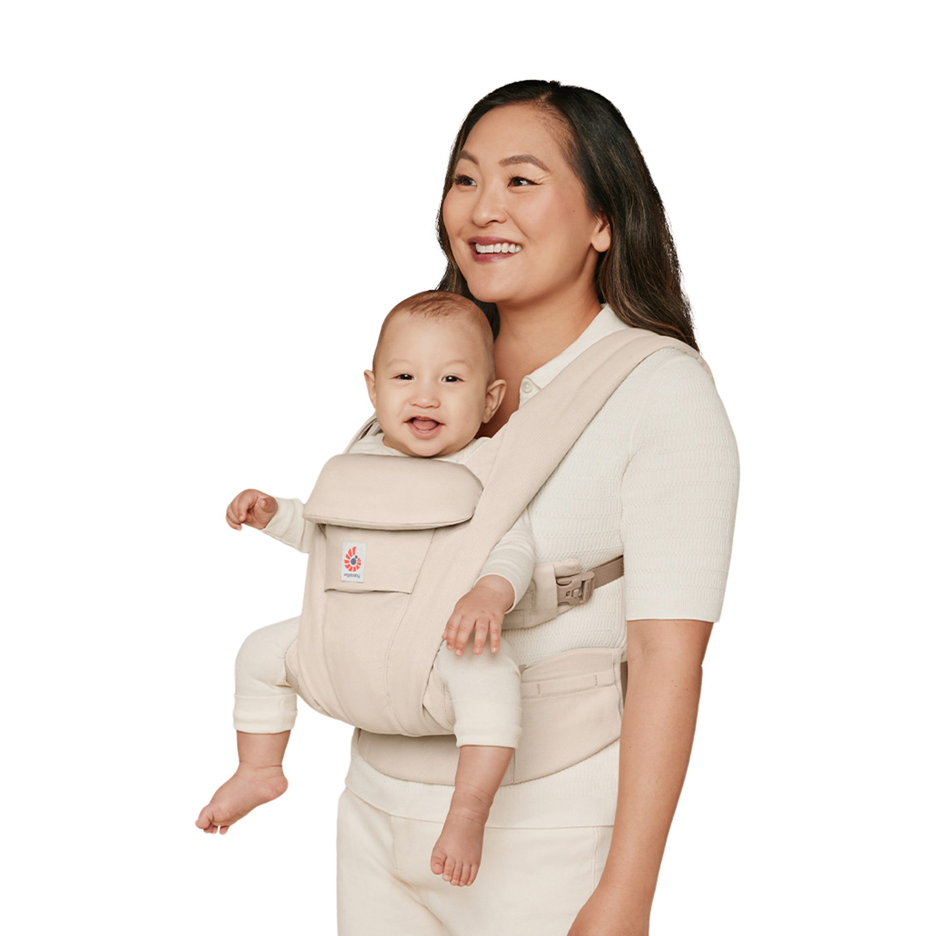 Ergobaby Omni Deluxe Carrier - Natural Beige Cotton.