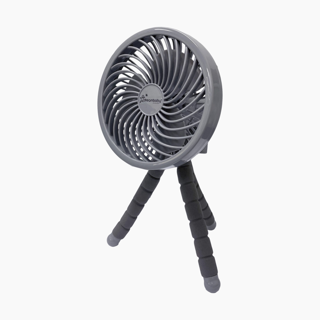 Dreambaby Deluxe Ezy-Fit Clip On Fan With Soft Fins - Grey.