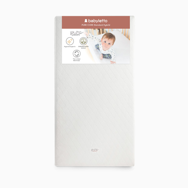 babyletto Pure Core Crib Mattress with Hybrid Waterproof Cover.