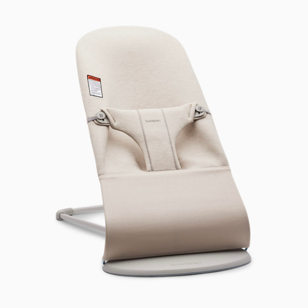 BabyBjörn Bouncer Bliss - Light Beige Jersey.