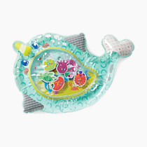 Infantino Jumbo Pat & Play Water Mat, Sea-Themed Mess-Free Water Play for Babies, Supports Tummy Time and Motor Skills Development, Multicolor, 3M+