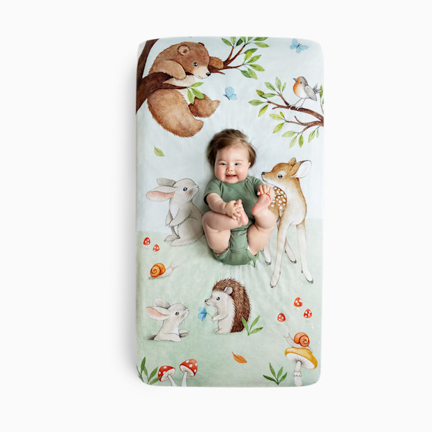 Rookie Humans Cotton Sateen Crib Sheet - Enchanted Forest - $33.60.