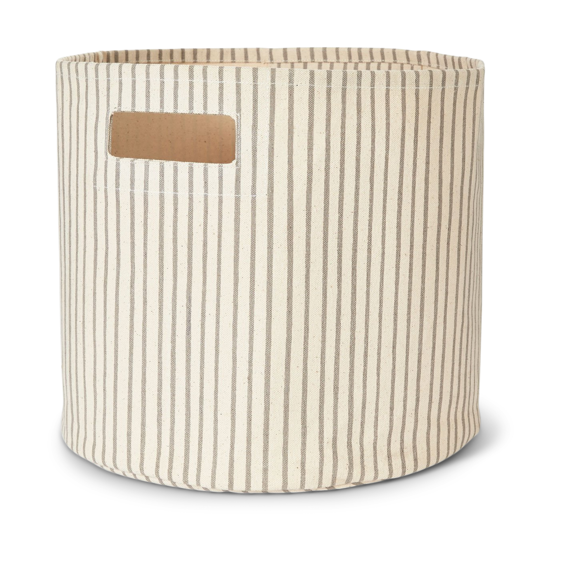 Pehr Stripes Away Printed Bin Pebble Grey Babylist Shop