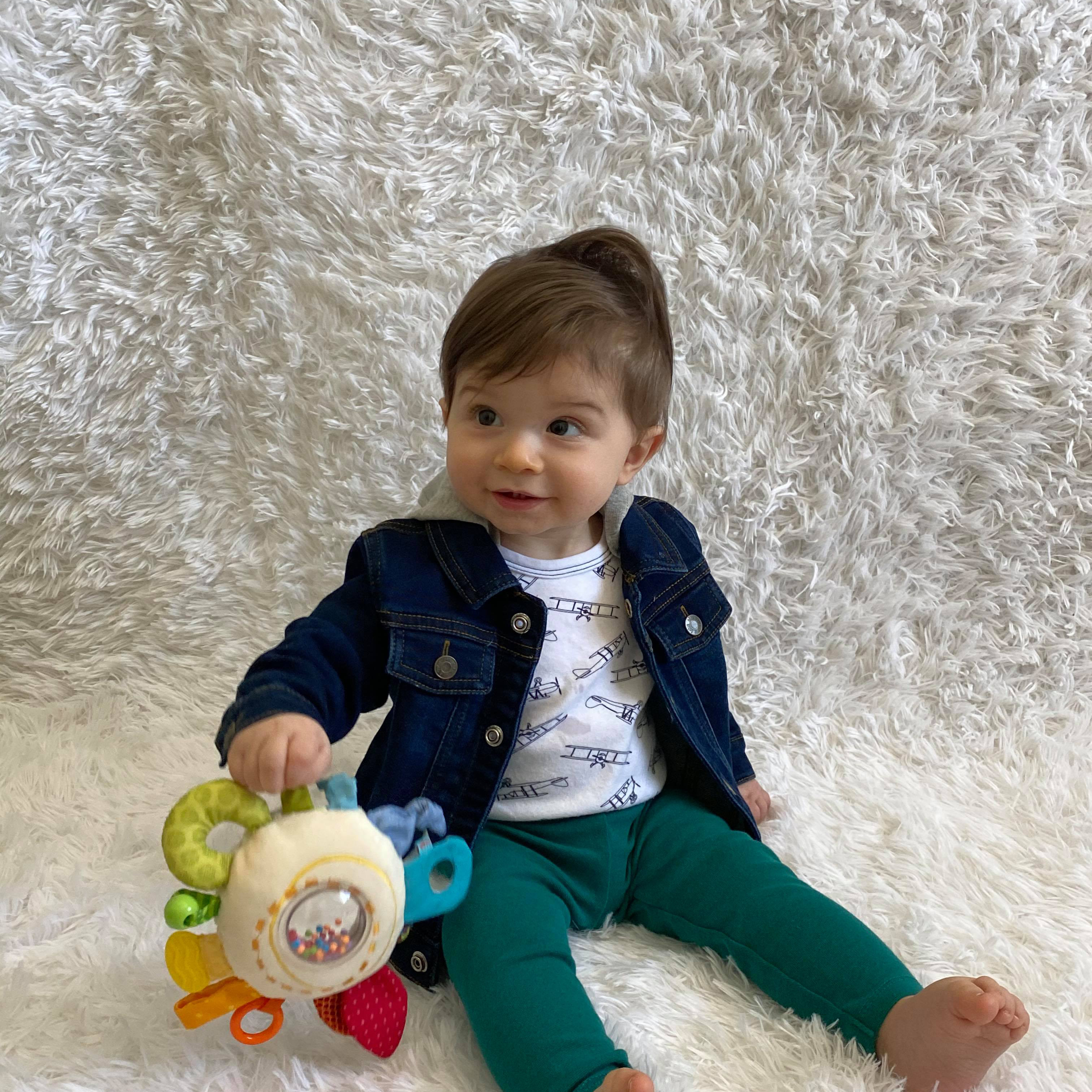 HABA Rainbow Round Teether Cuddly.