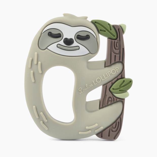 Loulou Lollipop Silicone Teether - Sloth.