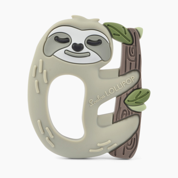 Loulou Lollipop Silicone Teether - Sloth.