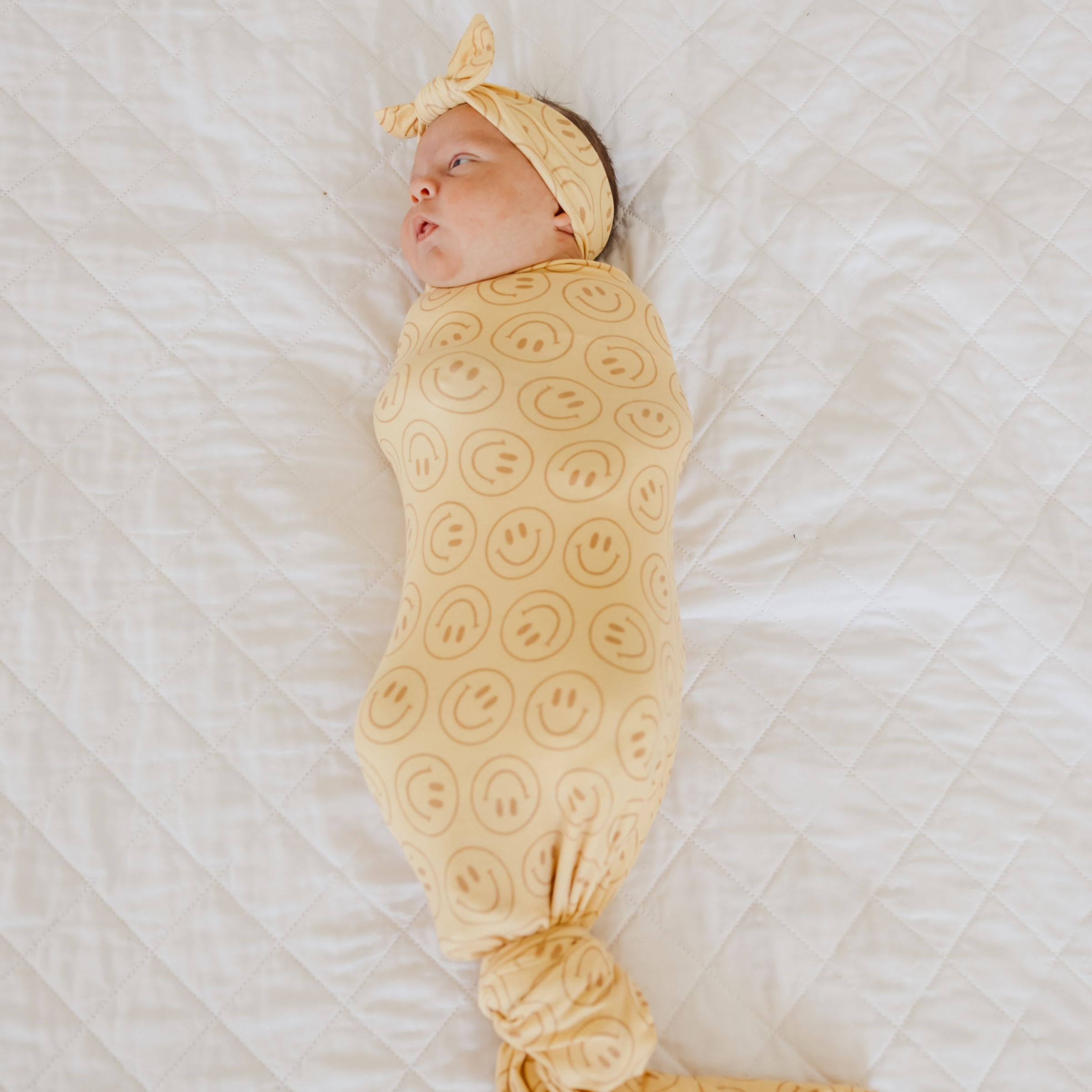 Copper Pearl Knit Headband Bow Vance Babylist Shop