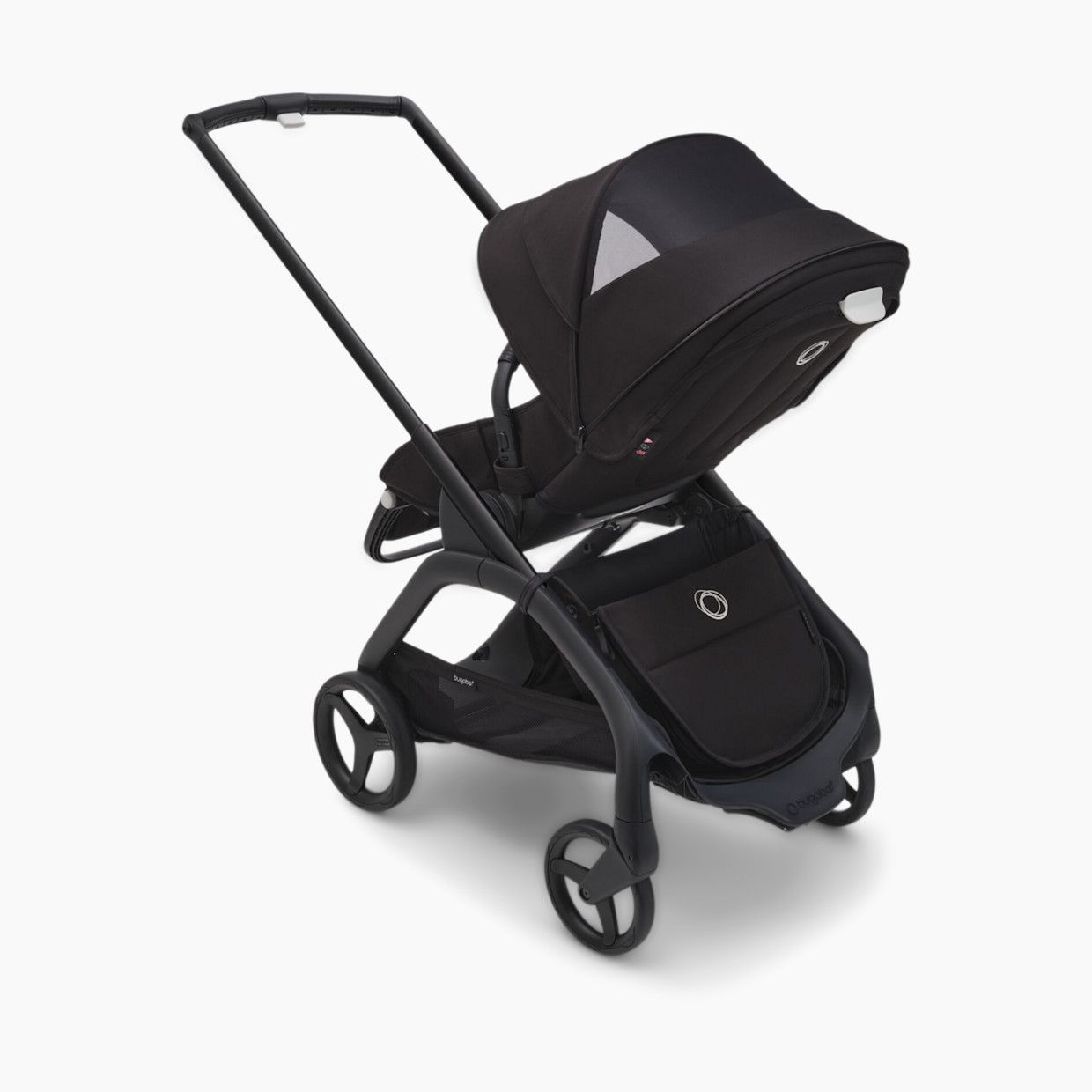 Bugaboo Dragonfly Seat and Bassinet Complete - Black/Midnight Black-Midnight Black.