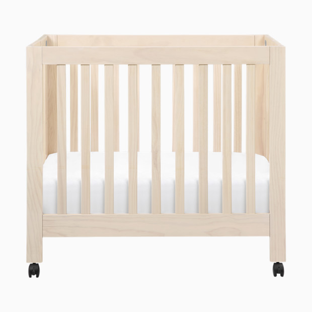 babyletto Origami Mini Crib - Washed Natural