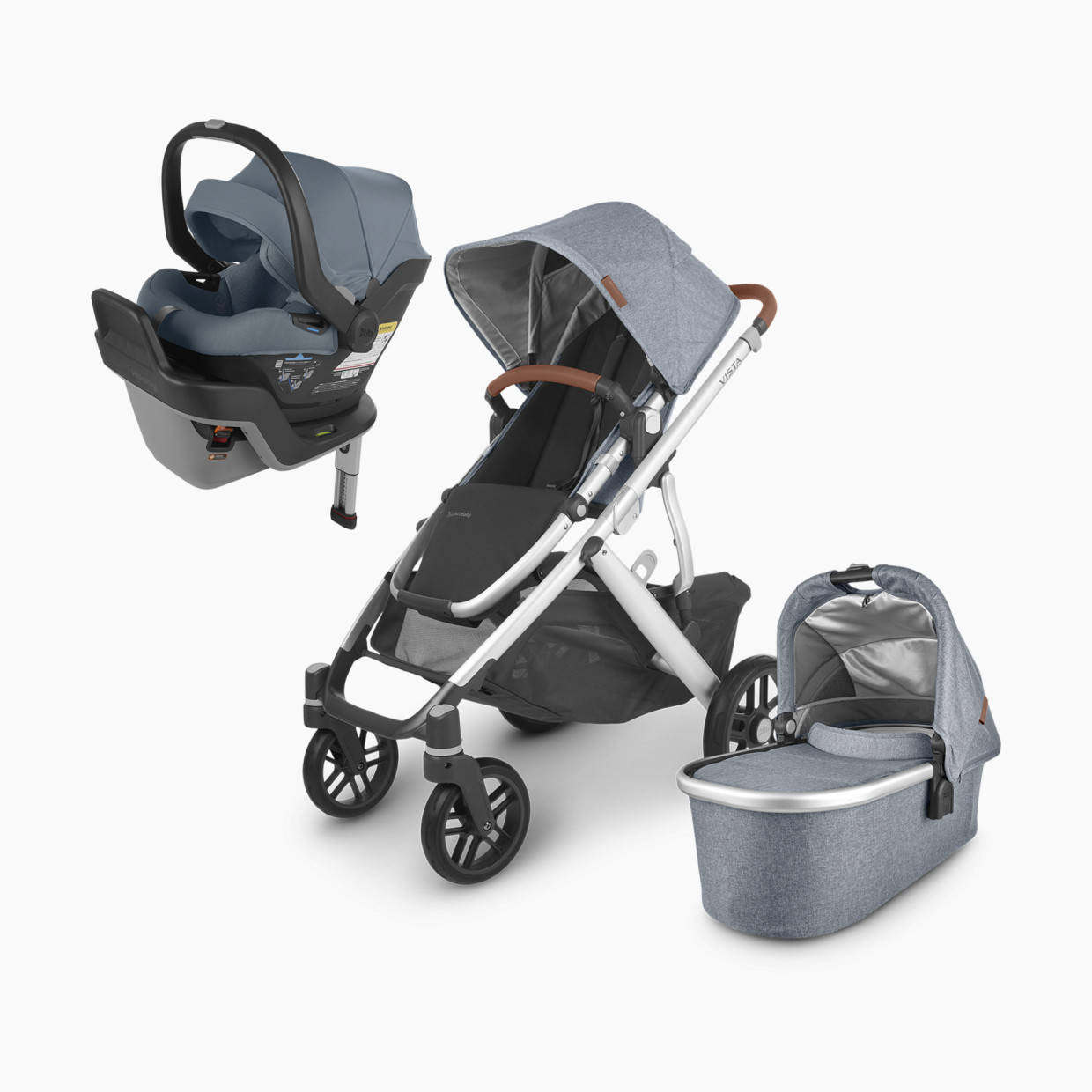 UPPAbaby MESA MAX Infant Car Seat & VISTA V2 Stroller Travel System - Gregory.