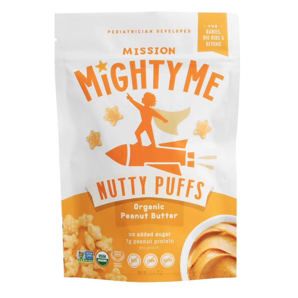 Nutty Puffs Baby Snacks.