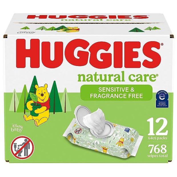 Huggies Natural Care Sensitive Baby Wipes - $22.99.