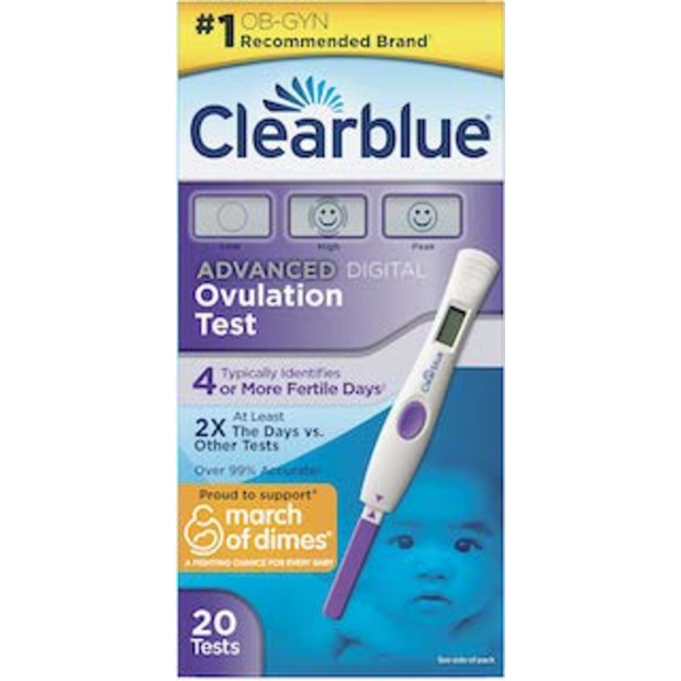 Clearblue Advanced Digital Ovulation Predictor Kit - $39.98.