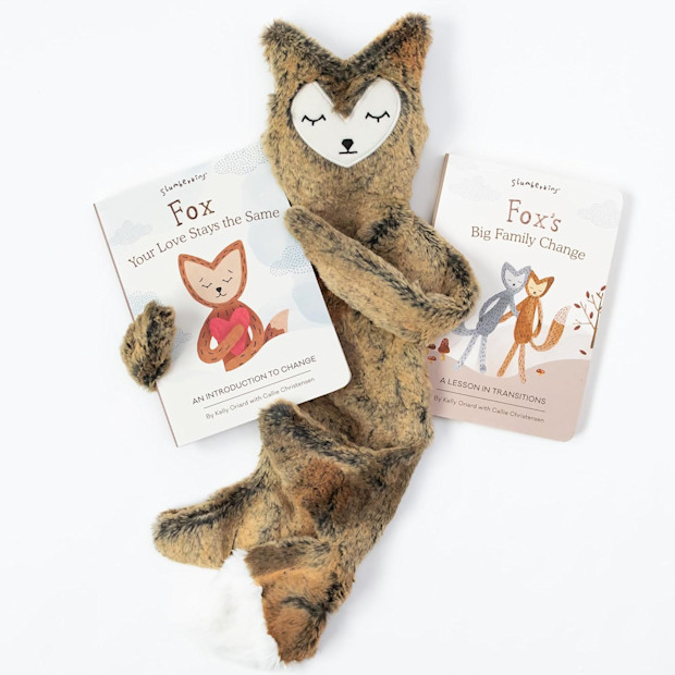 Fox Snuggler & 2 Board Books Complete Set Bundle.