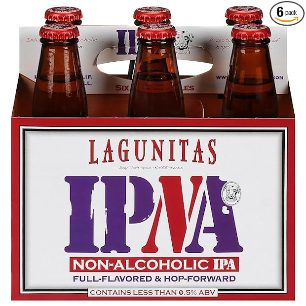 LAGUNITAS BREWING Non-Alcoholic IPA.