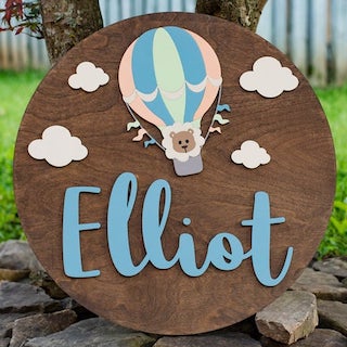 Wooden Name Signs - $76.00+.