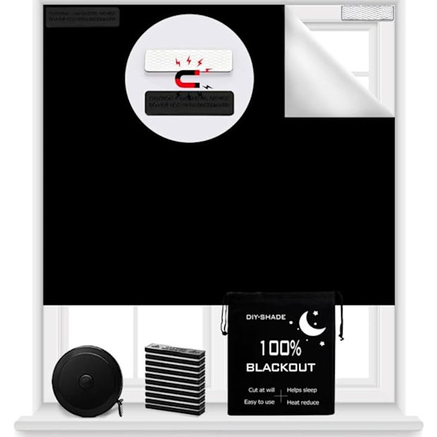 BirdNest 100% Blackout Blind Magnetic Window Cover.