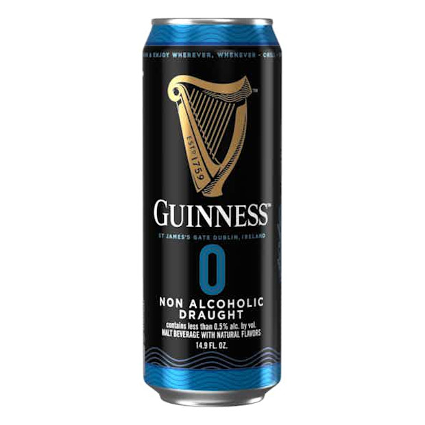 Guinness 0 Non-Alcoholic Beer, 4-Pack.