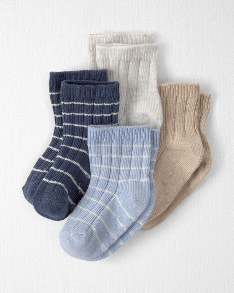 Carter's 4-Pack Ankle Socks in Stripes.