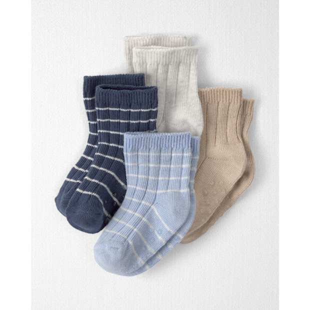 Carter's 4-Pack Ankle Socks in Stripes.