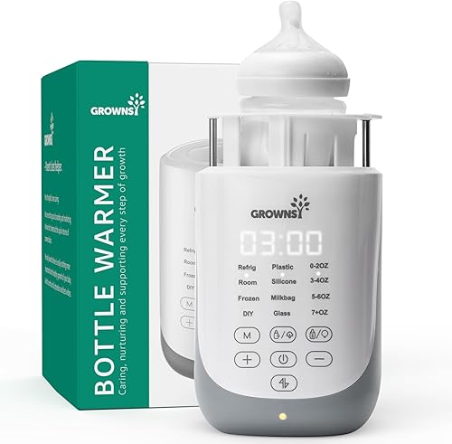 GROWNSY Nutri 10-in-1 Bottle Warmer with Auto-Lift.