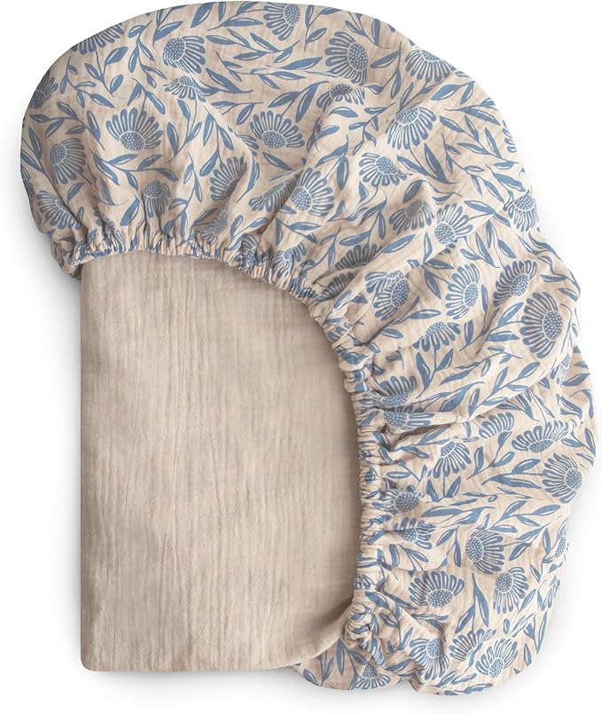  mushie Extra Soft Muslin Fitted Crib Sheet - $25.99.