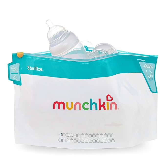 Munchkin Microwave Bottle Steam Sterilizer Bags (6-Pack)