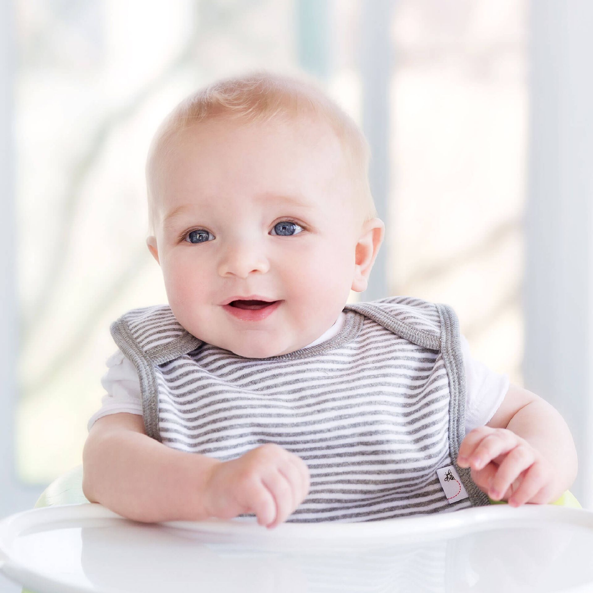 Burt's Bees Baby Organic Lap Shoulder Bib (4 Pack).