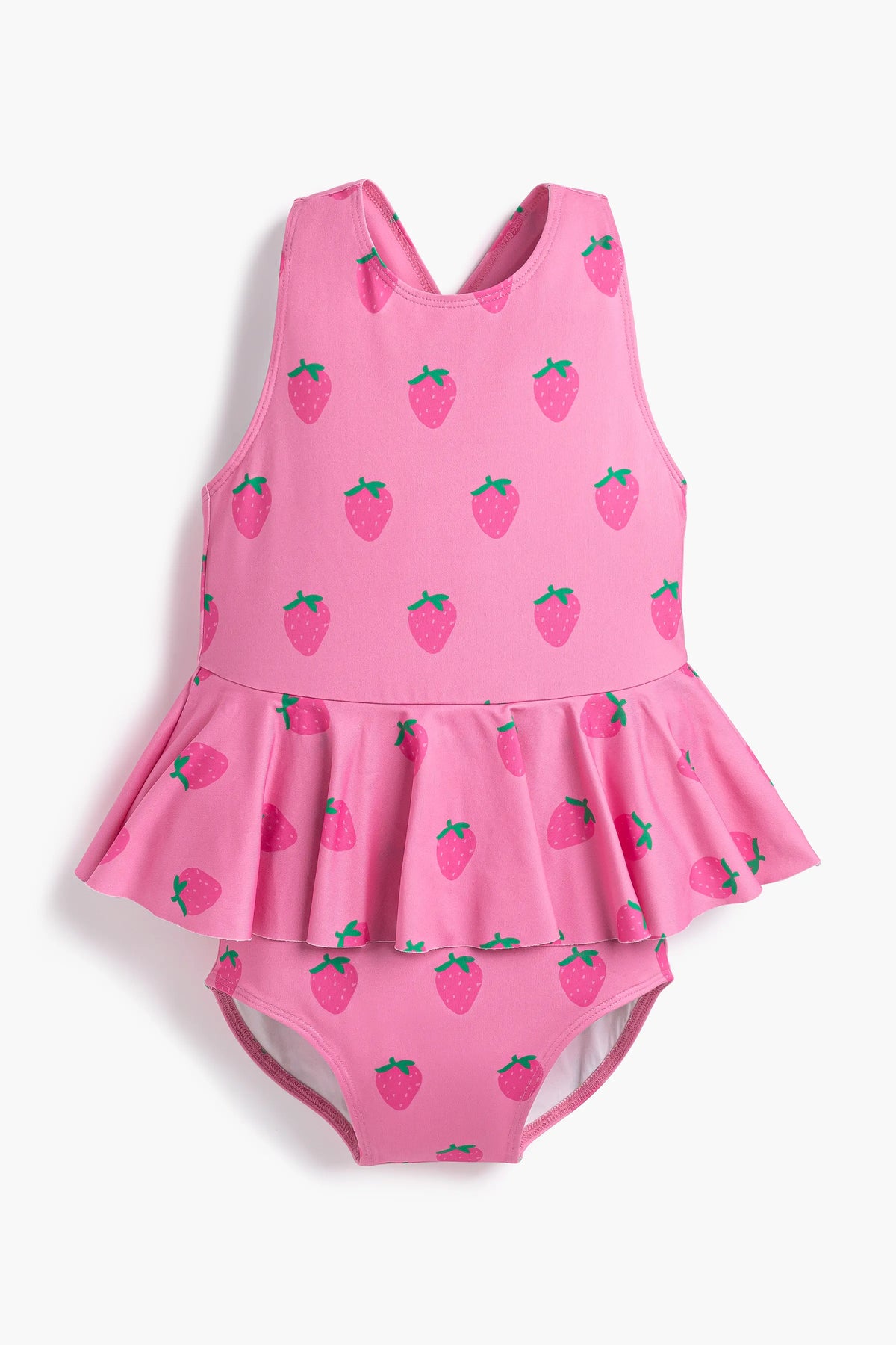 Ruffle Skirt Swimsuit.