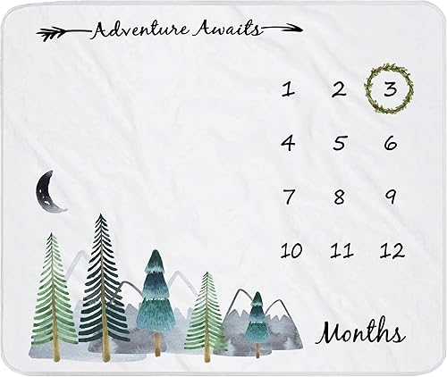 Yoothy Baby Monthly Milestone Blanket.