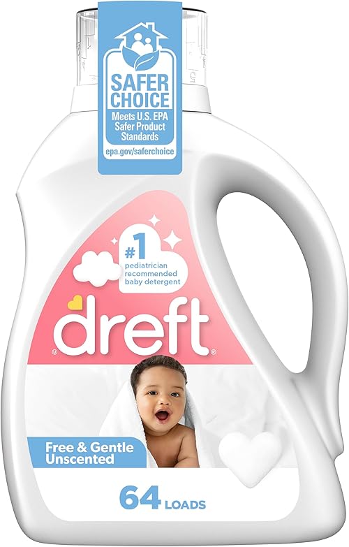 Dreft Unscented Liquid Laundry Baby Detergent