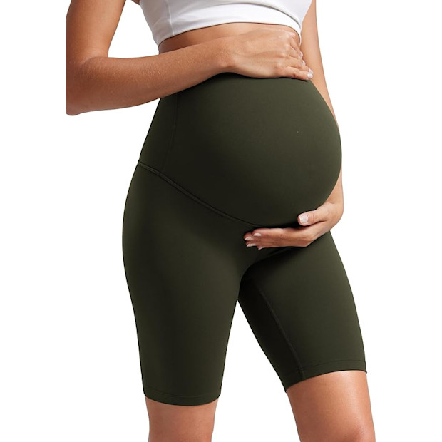 Womens Butterluxe Maternity Biker Shorts.