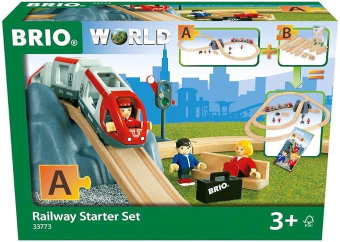 BRIO Toy Train Starter Set.