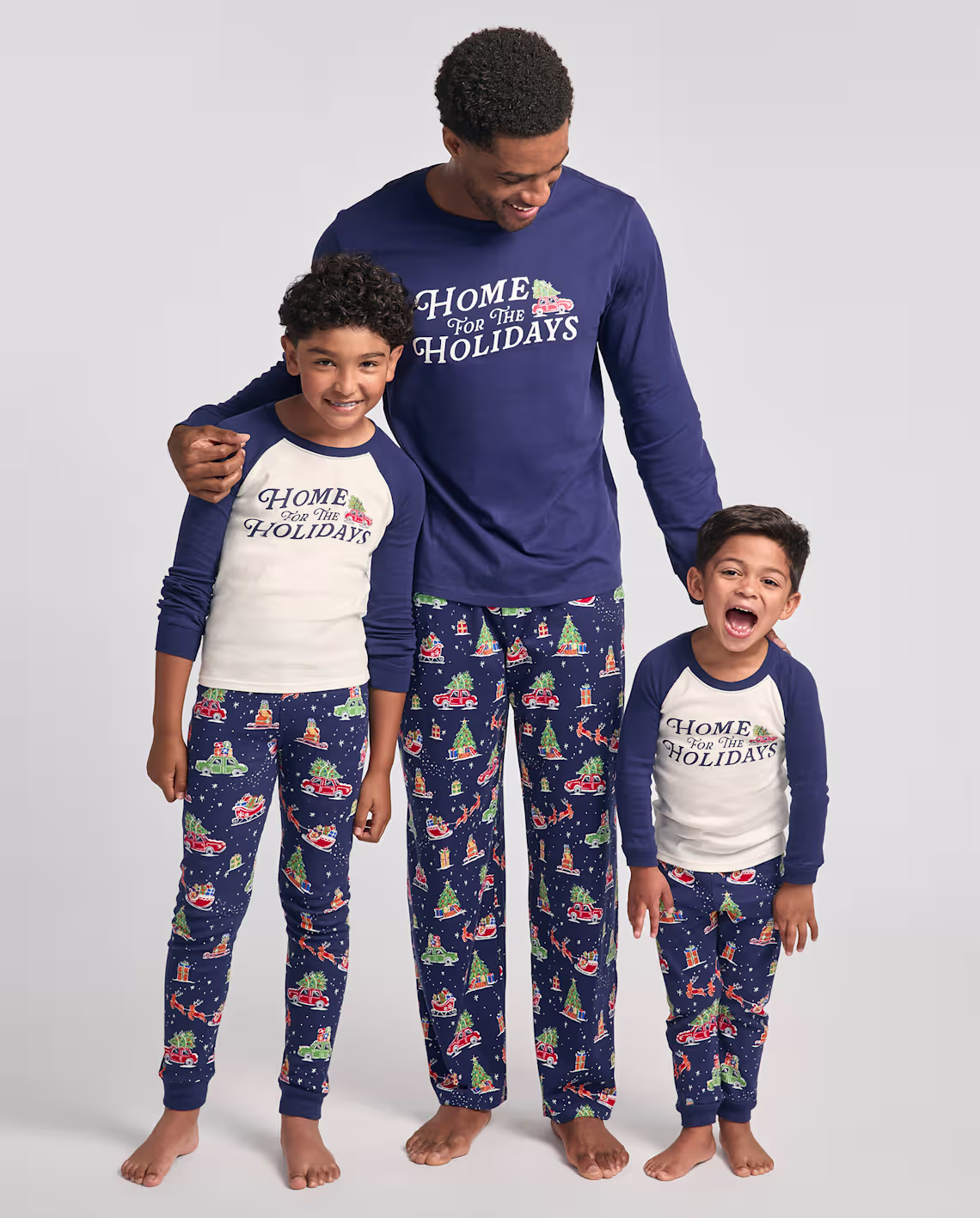 Matching Family Pajamas - Home For The Holidays Collection.
