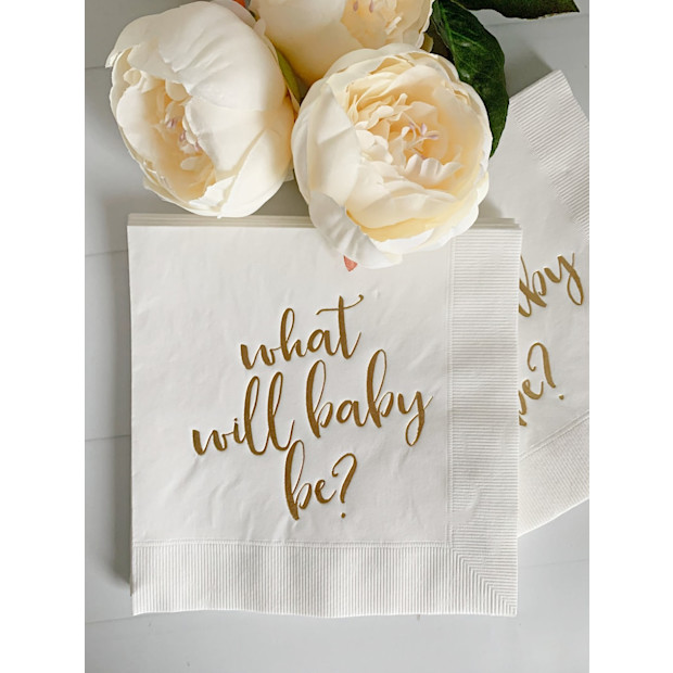EnFete Gender Reveal Napkins.