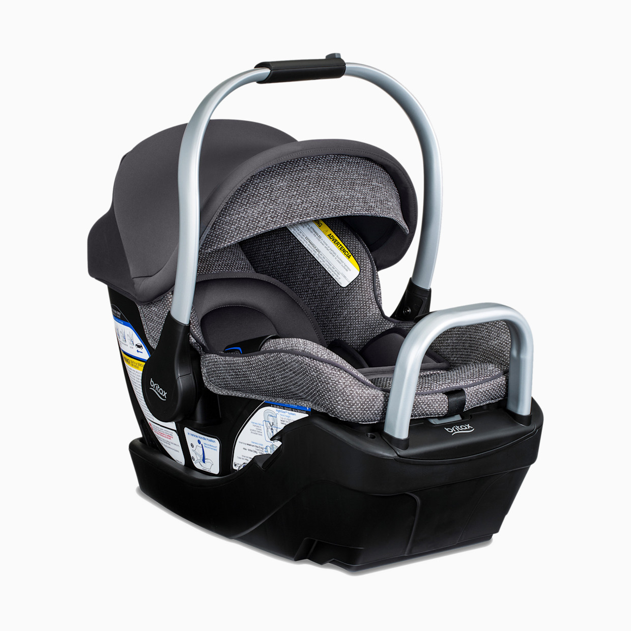 Britax Willow SC Infant Car Seat with Alpine Base - Pindot Stone.