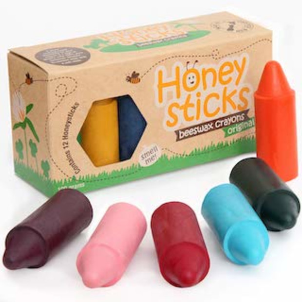 Honeysticks Beeswax Crayons (12 pack) - $22.95.
