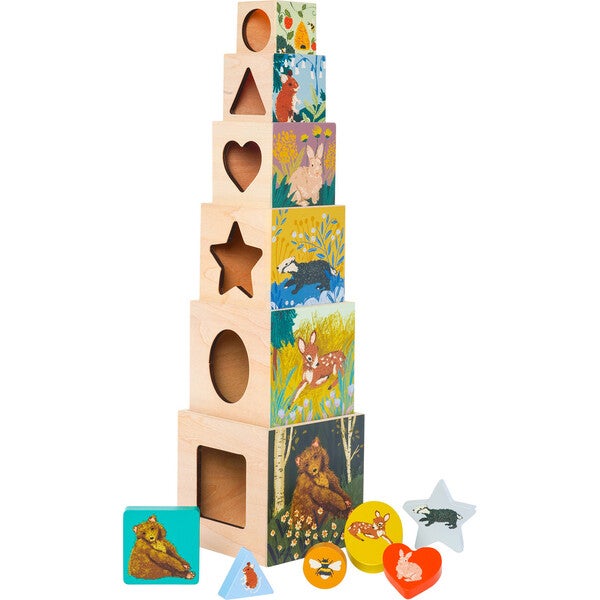 Manhattan Toy Enchanted Forest Stacking Blocks.