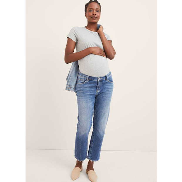 Hatch Collection Boyfriend Maternity Jean.