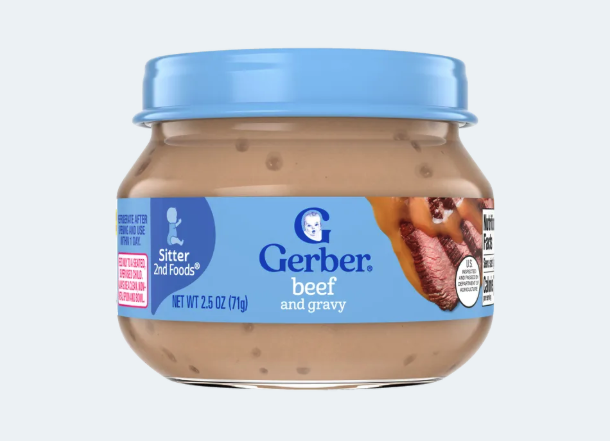 Gerber Beef and Gravy - $1.99.