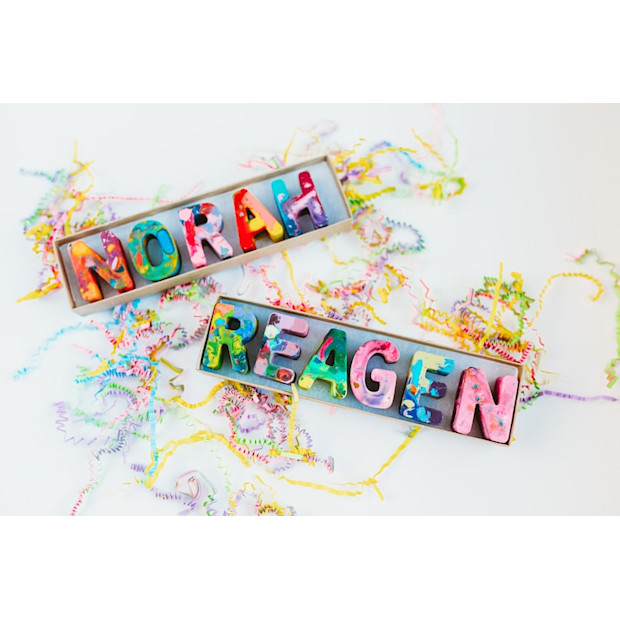 art2theextreme Custom Alphabet Name Crayons - $19.95+.