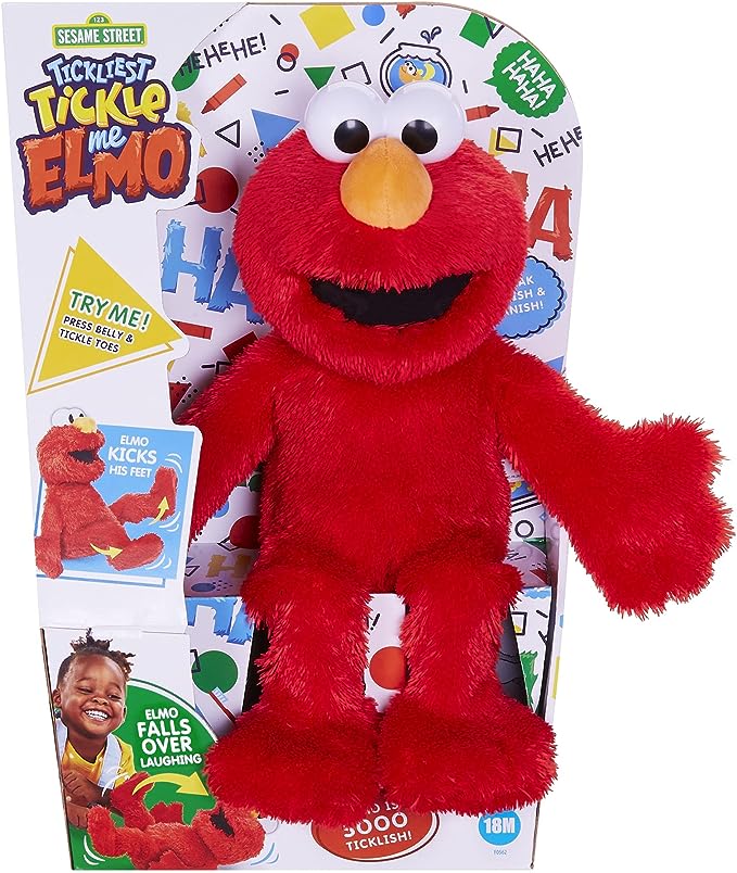 Sesame Street Tickliest Tickle Me Elmo.
