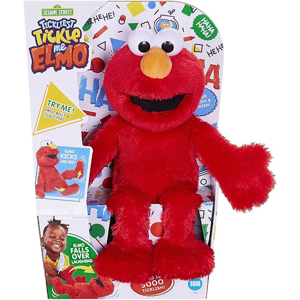 Sesame Street Tickliest Tickle Me Elmo.