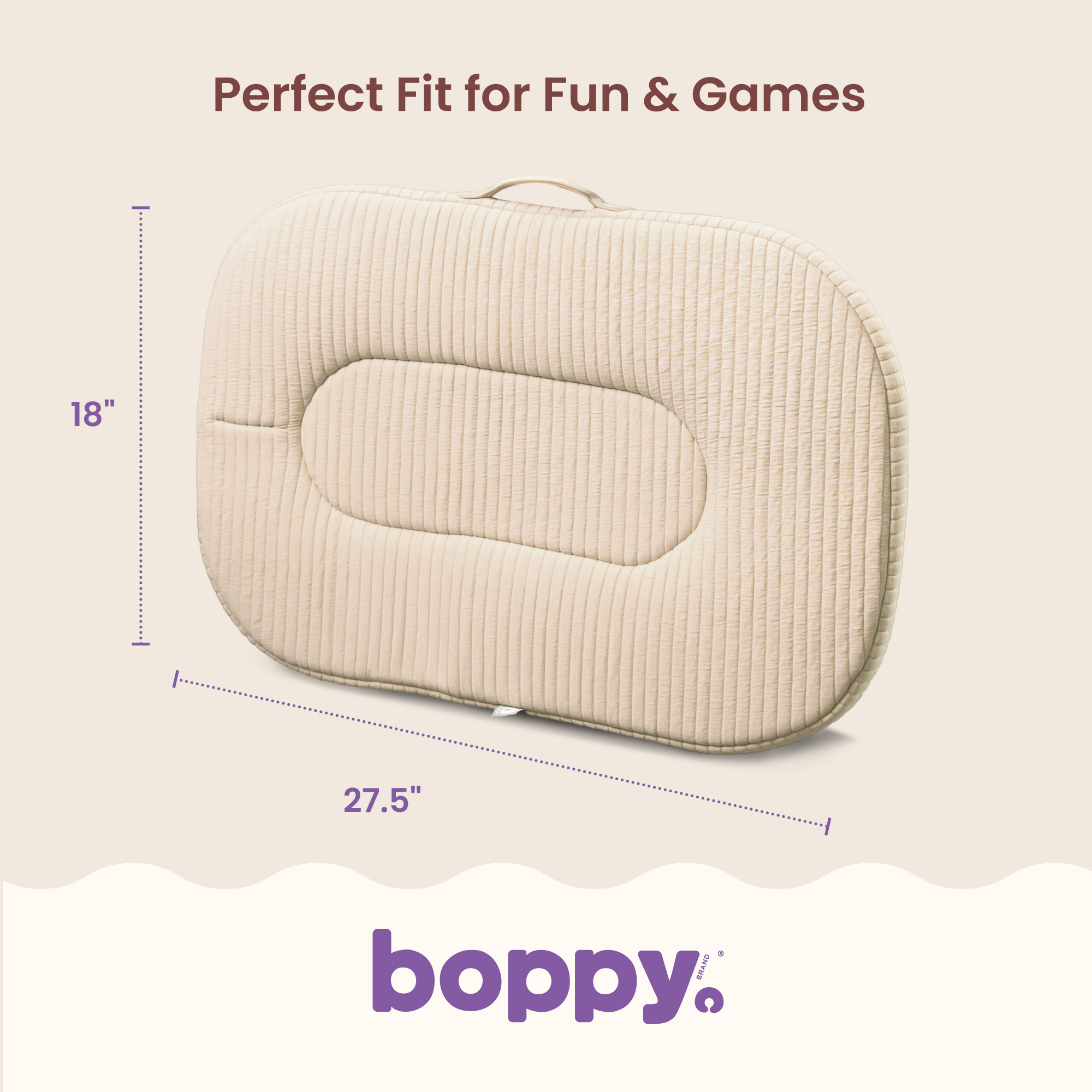 Boppy Playtime Lounger - Oatmeal.